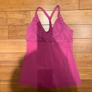 Lululemon tank, pink, sz 4/6 💕